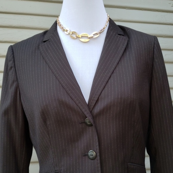 NWT Calvin Klein pin stripe blazer - Picture 2 of 8